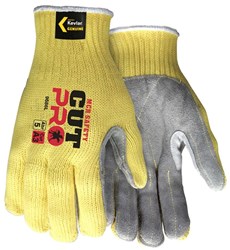 Show details for Glove Kevlar Knit w/ Palm Leather – XL  Picture of Glove Kevlar Knit w/ Palm Leather – XL