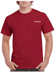Show details for MCR Men's G2000 Ultra Cotton Adult T-Shirt - Front Name Picture of MCR Men's G2000 Ultra Cotton Adult T-Shirt - Front Name