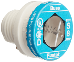 Show details for Bussmann S Plug Fuse Picture of Bussmann S Plug Fuse