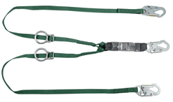 Show details for V-Series Standard twin-leg adjustable energy absorbing lanyard, Tie-back, 6', 36C snaphook,ANSI Z359.13 Picture of V-Series Standard twin-leg adjustable energy absorbing lanyard, Tie-back, 6', 36C snaphook,ANSI Z359.13