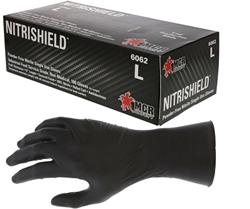 Show details for Disposable Chemical Glove Nitrile 6mil. Non-Powdered Textured – M Picture of Disposable Chemical Glove Nitrile 6mil. Non-Powdered Textured – M