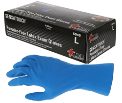 Show details for SensaTouch Disposable Latex Gloves 11 mil - XL Picture of SensaTouch Disposable Latex Gloves 11 mil - XL