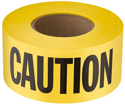 Show details for Barricade Tape Caution – 300’x3” Picture of Barricade Tape Caution – 300’x3”
