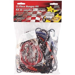 Show details for 15-Piece Bungee Cord Set Picture of 15-Piece Bungee Cord Set