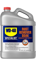 Show details for WD-40 Specialist Rust Remover Soak - 1 Gallon Picture of WD-40 Specialist Rust Remover Soak - 1 Gallon