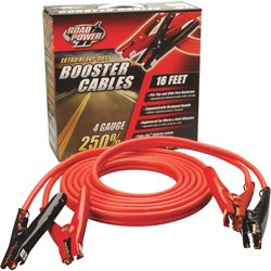 Show details for ROAD POWER Extra Heavy-Duty Booster Cable - 4 Gauge Picture of ROAD POWER Extra Heavy-Duty Booster Cable - 4 Gauge