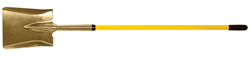 Show details for Shovel Square w/ Handle Fiberglass - Brass Non-Sparking Picture of Shovel Square w/ Handle Fiberglass - Brass Non-Sparking