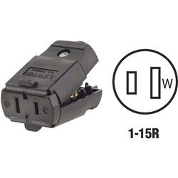 Show details for Leviton Hinged Cord Connector Picture of Leviton Hinged Cord Connector