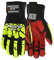 Show details for Glove MCR Predator Top Hi-Viz, Palm Synthetic Leather, Wrist Slip-On - M Picture of Glove MCR Predator Top Hi-Viz, Palm Synthetic Leather, Wrist Slip-On - M