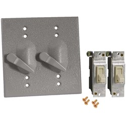 Show details for Bell Weatherproof Electrical Cover With Switches Picture of Bell Weatherproof Electrical Cover With Switches