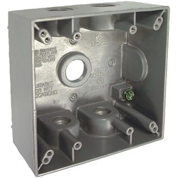 Show details for Bell 2-Gang Weatherproof Outdoor Outlet Box Picture of Bell 2-Gang Weatherproof Outdoor Outlet Box