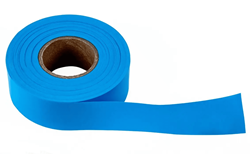 Show details for Flagging Tape 1-3/16” x 150’ – Blue Glow Picture of Flagging Tape 1-3/16” x 150’ – Blue Glow