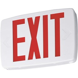 Show details for Lithonia Quantum LED Exit Light Picture of Lithonia Quantum LED Exit Light