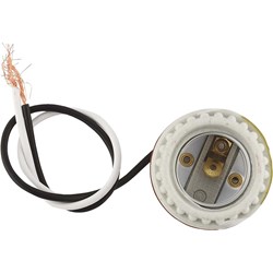 Show details for Leviton Keyless Lamp Socket Picture of Leviton Keyless Lamp Socket