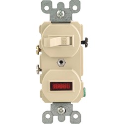 Show details for Leviton Commercial Grade Switch & Pilot Light Picture of Leviton Commercial Grade Switch & Pilot Light