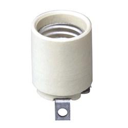 Show details for Leviton Medium Base Lamp Socket Picture of Leviton Medium Base Lamp Socket