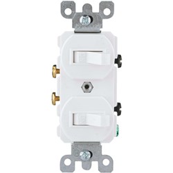 Show details for Leviton Quiet Duplex Switch Picture of Leviton Quiet Duplex Switch