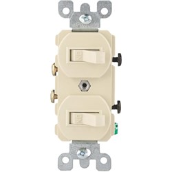 Show details for Leviton Quiet Duplex Switch Picture of Leviton Quiet Duplex Switch