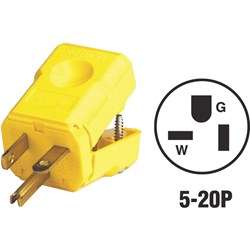 Show details for Leviton Python Cord Plug Picture of Leviton Python Cord Plug