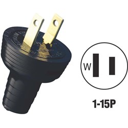 Show details for Leviton Round Cord Plug Picture of Leviton Round Cord Plug