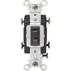 Show details for Leviton Grounded Quiet Double Pole Switch Picture of Leviton Grounded Quiet Double Pole Switch