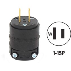 Show details for Leviton Rough Use Cord Plug Picture of Leviton Rough Use Cord Plug