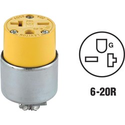 Show details for Leviton Armored Cord Connector Picture of Leviton Armored Cord Connector
