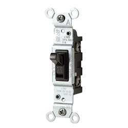 Show details for Leviton Contractor Toggle Single Pole Switch Picture of Leviton Contractor Toggle Single Pole Switch