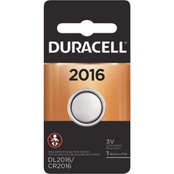 Show details for Duracell 2016 Lithium Coin Cell Battery Picture of Duracell 2016 Lithium Coin Cell Battery