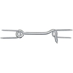 Show details for Heavy Gate Hook With Staple Picture of Heavy Gate Hook With Staple