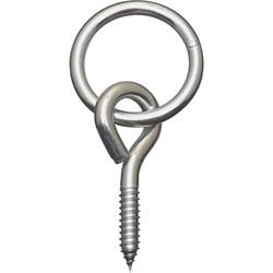 Show details for National Zinc 2" Hitching Ring With Screw Eye Picture of National Zinc 2" Hitching Ring With Screw Eye