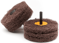 Show details for Buff & Blend Wheel w/ Stem 3ply RSD Technologies - 3" Picture of Buff & Blend Wheel w/ Stem 3ply RSD Technologies - 3"