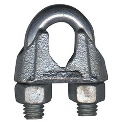 Show details for 1/8" Campbell Stainless Steel Cable Clip Picture of 1/8" Campbell Stainless Steel Cable Clip
