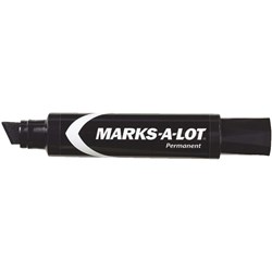 Show details for Black Marks-A-Lot Permanent Ink Marker - Jumbo Picture of Black Marks-A-Lot Permanent Ink Marker - Jumbo