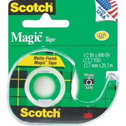 Show details for 1/2" 3M Scotch Magic Transparent Tape Picture of 1/2" 3M Scotch Magic Transparent Tape
