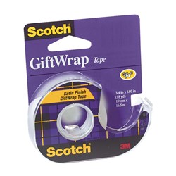 Show details for 3M Scotch Gift-Wrap Transparent Tape Picture of 3M Scotch Gift-Wrap Transparent Tape