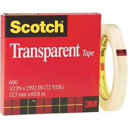 Show details for 3M Scotch Transparent Tape Refill Picture of 3M Scotch Transparent Tape Refill
