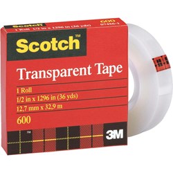 Show details for 3M Scotch Transparent Tape Refill Picture of 3M Scotch Transparent Tape Refill