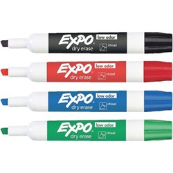 Show details for Expo Dry Erase Marker - Assorted 4pk Picture of Expo Dry Erase Marker - Assorted 4pk