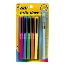 Show details for Bic Brite Liner Highlighter Picture of Bic Brite Liner Highlighter