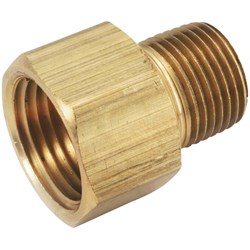 Show details for Anderson Metals FPT x MPT Brass Adapter - 1/4" FPT x 1/4" MPT Picture of Anderson Metals FPT x MPT Brass Adapter - 1/4" FPT x 1/4" MPT