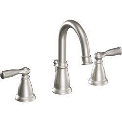 Show details for Moen Banbury 2-Handle Widespread Bathroom Faucet With Pop-Up Picture of Moen Banbury 2-Handle Widespread Bathroom Faucet With Pop-Up