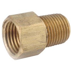 Show details for Anderson Metals Inverted Flare Male Connector - 1/4"x1/4" Picture of Anderson Metals Inverted Flare Male Connector - 1/4"x1/4"