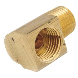 Show details for Inverted Flare 90 degrees Male Elbow - 1/4"x1/4" Picture of Inverted Flare 90 degrees Male Elbow - 1/4"x1/4"