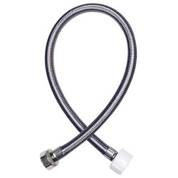 Show details for B&K Toilet Connector - 1/2" FIP x 7/8" BC Nut X 20" L Picture of B&K Toilet Connector - 1/2" FIP x 7/8" BC Nut X 20" L