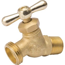 Show details for B&K ProLine MIP X Male Hose Thread No-Kink Hose Bibb - 1/2" MIP x 3/4" MHT Picture of B&K ProLine MIP X Male Hose Thread No-Kink Hose Bibb - 1/2" MIP x 3/4" MHT