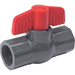 Show details for PVC Schedule 80 Grey Ball Valve F.I.P. - 1/2" FIP X 1/2" FIP Picture of PVC Schedule 80 Grey Ball Valve F.I.P. - 1/2" FIP X 1/2" FIP