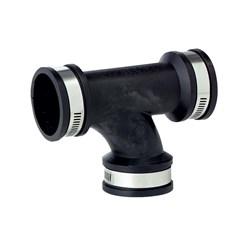 Show details for Fernco Flexible PVC Repair Tee - 1-1/2" Picture of Fernco Flexible PVC Repair Tee - 1-1/2"