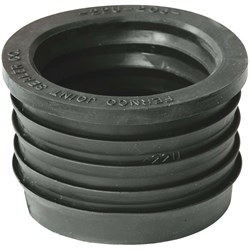 Show details for Fernco PVC Iron Pipe Hub Adapter - 2"x2" Picture of Fernco PVC Iron Pipe Hub Adapter - 2"x2"