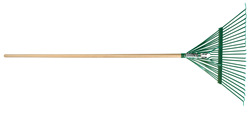Show details for Rake Garden Metal w/ Handle Wood – 24” Picture of Rake Garden Metal w/ Handle Wood – 24”